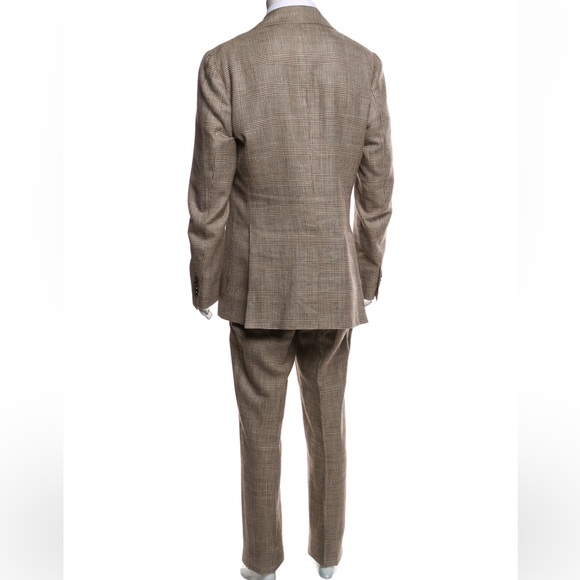 SUIT SUPPLY BROWN CHECKERED SUIT - Picture 7 of 12